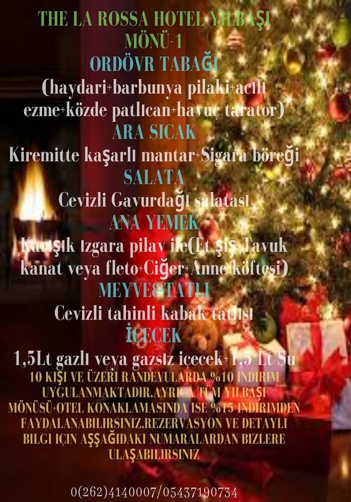 La Rossa Butik Otel Yılbaşı Programı 2020