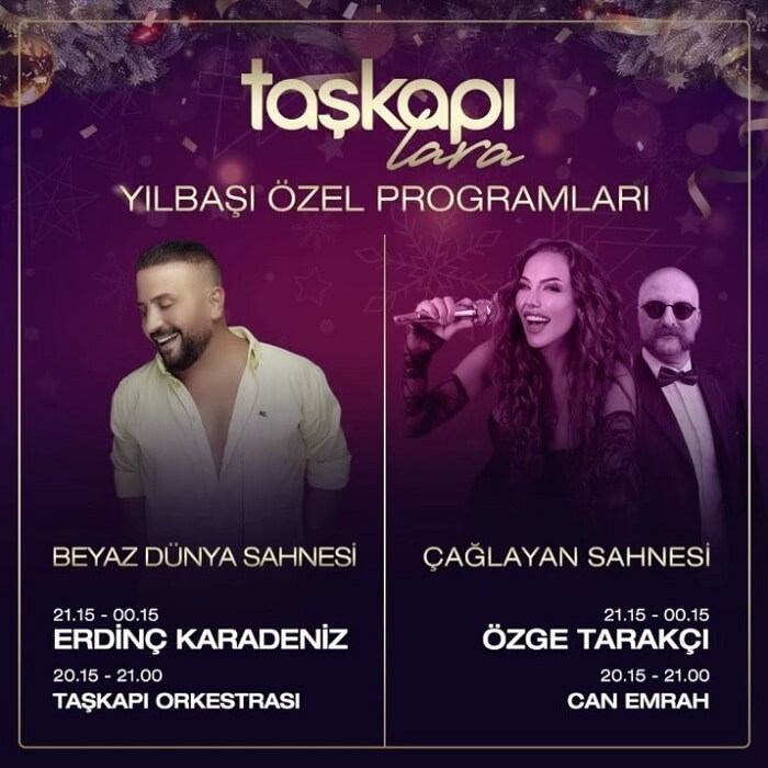 Lara Taşkapı Meyhanesi Antalya Yılbaşı Programı 2023