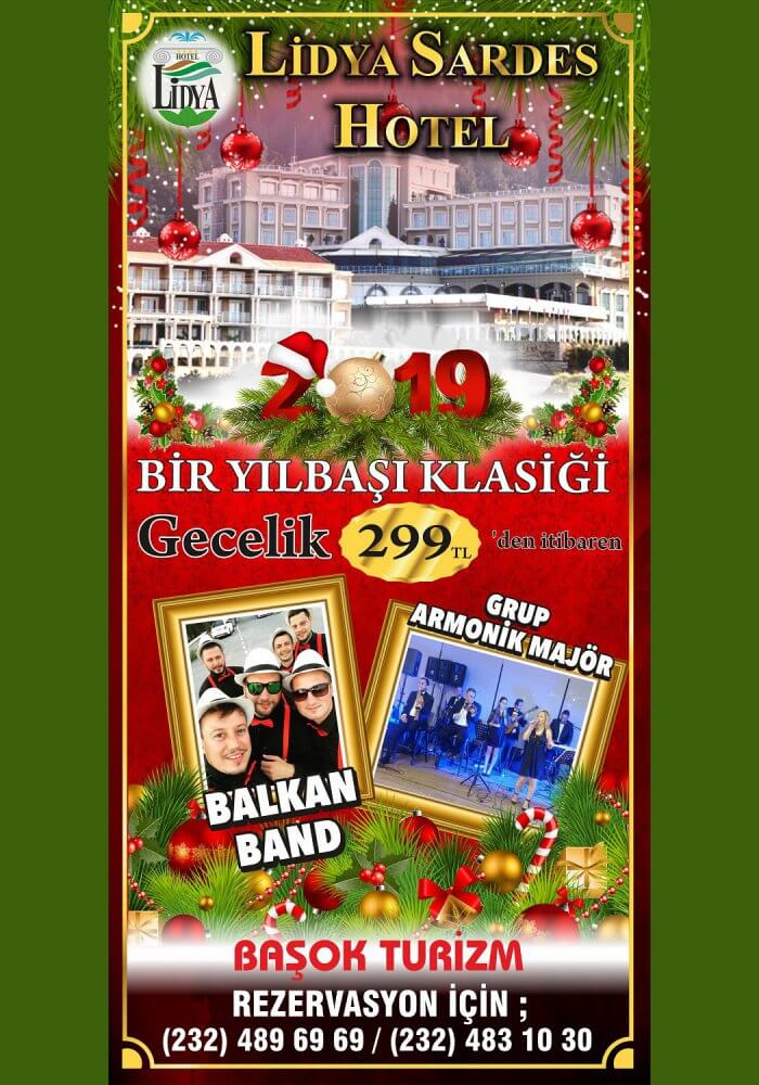 Lidya Sardes Hotel 2019 Yılbaşı Programı