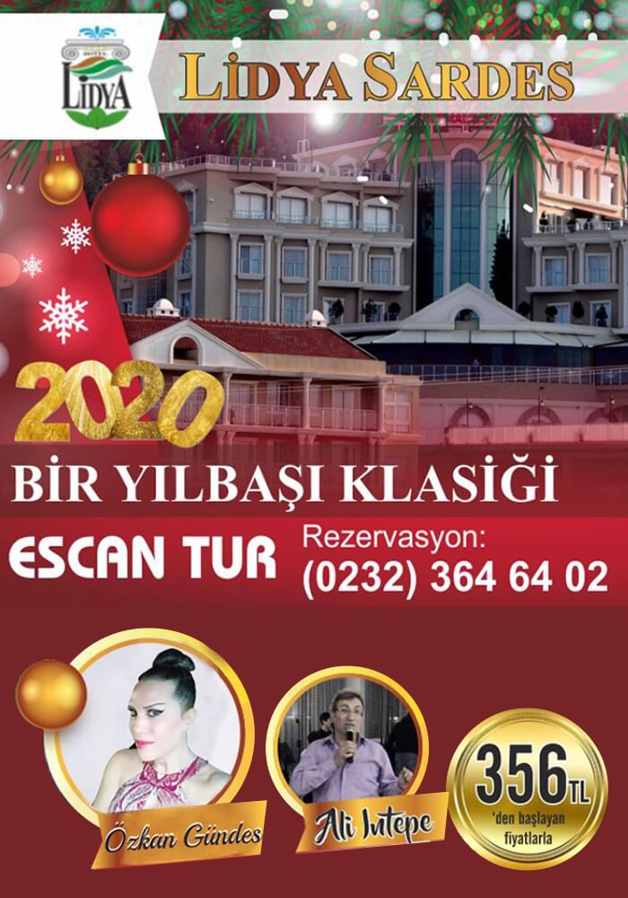 Lidya Sardes Hotel Thermal Spa Yılbaşı Programı 2020