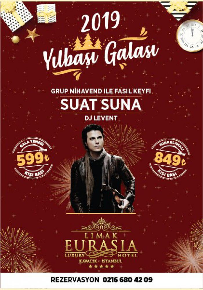 Limak Eurasia Luxury Hotel 2019 Yılbaşı Programı
