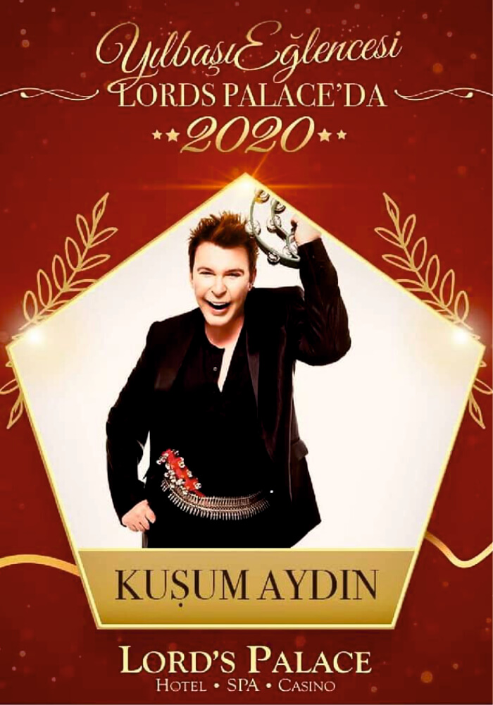 Lord's Palace Kıbrıs Yılbaşı 2020 Programı Kuşum Aydın