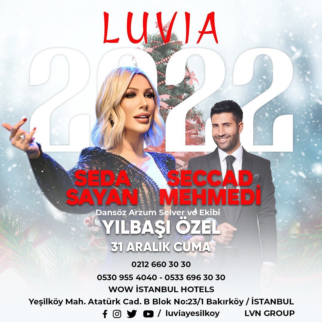 Luvia İstanbul Yılbaşı Programı 2022