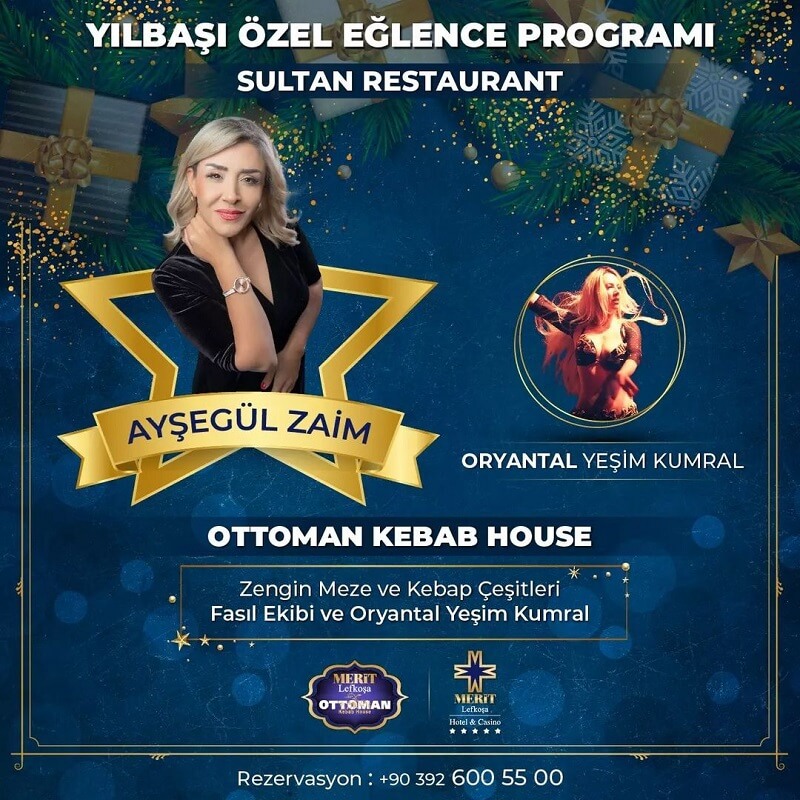 Merit Lefkoşa Hotel Yılbaşı Programı 2023