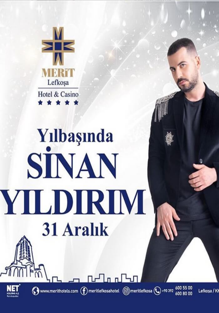 Merit Lefkoşa Hotel Casino Yılbaşı Programı 2020