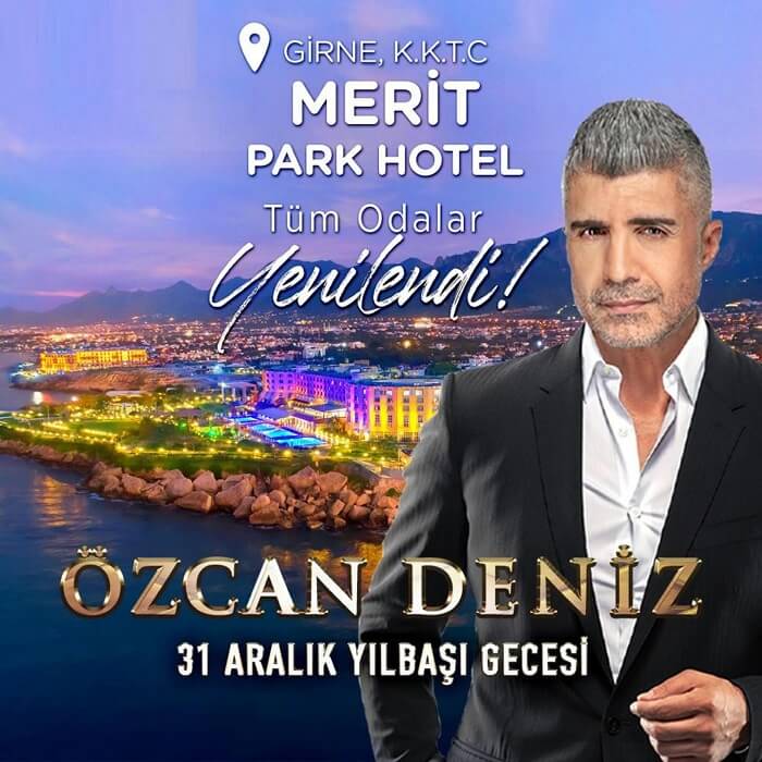 Merit Park Hotel Casino Kıbrıs Yılbaşı Programı 2024