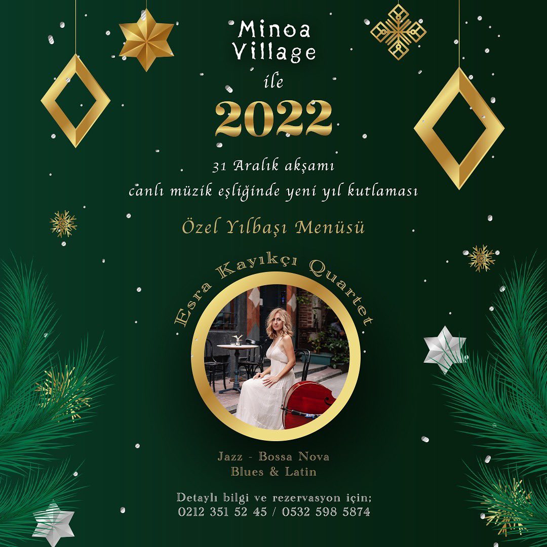 Minoa Village Restaurant İstanbul Yılbaşı Programı 2022