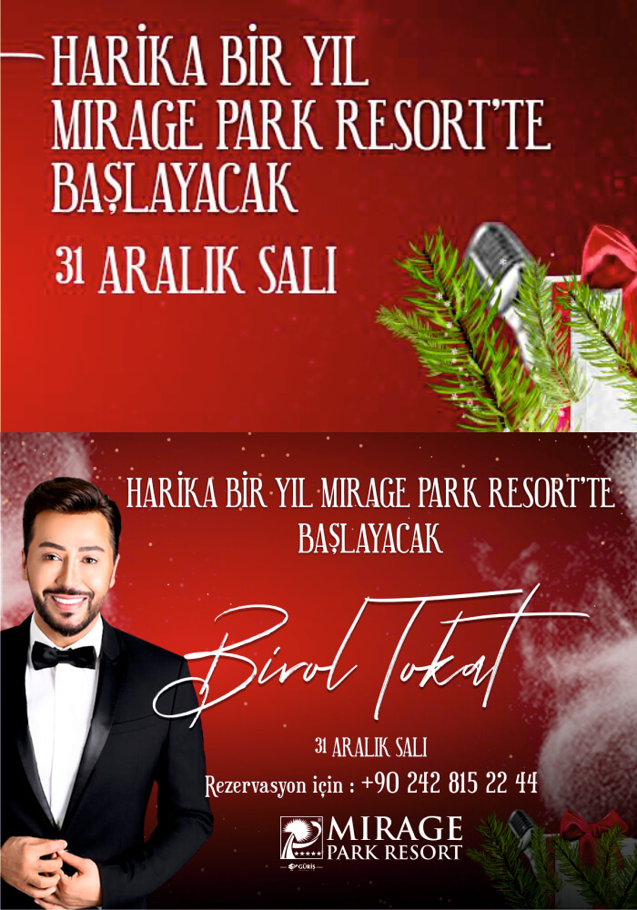 Birol Tokat ile Mirage Park Resort 2020 Yılbaşı Galası