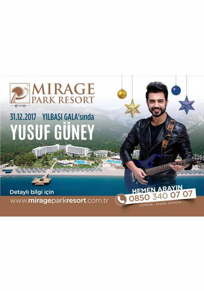 Mirage Park Resort Güriş Yılbaşı 2018