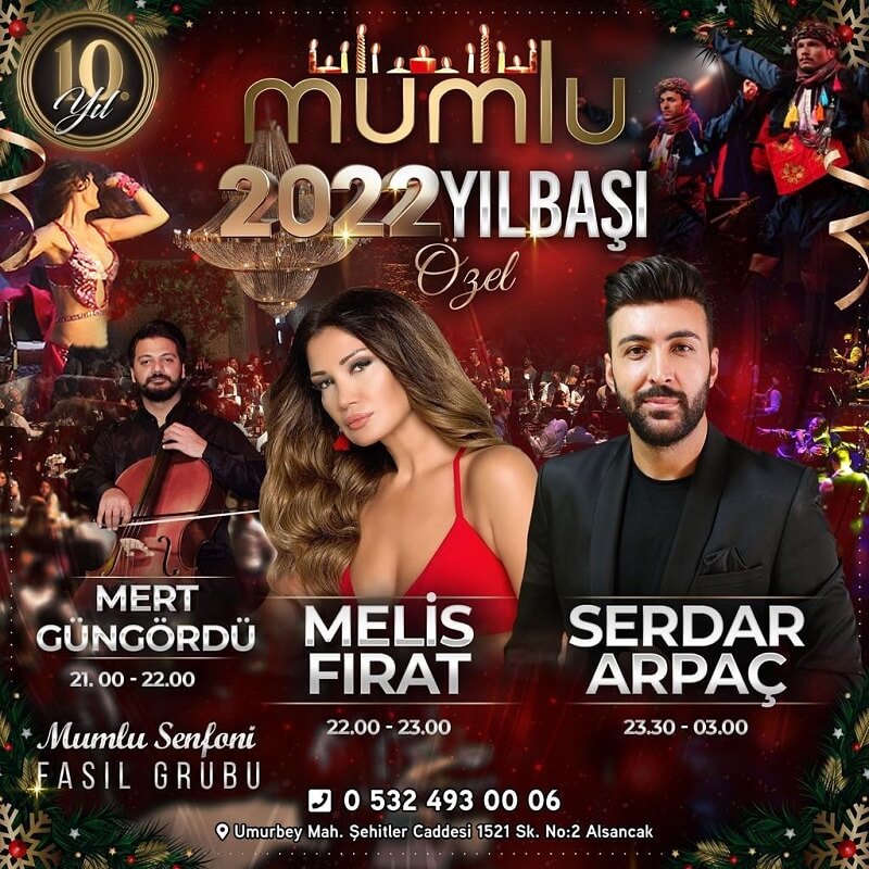 Mumlu Meyhane İzmir Yılbaşı Programı 2022