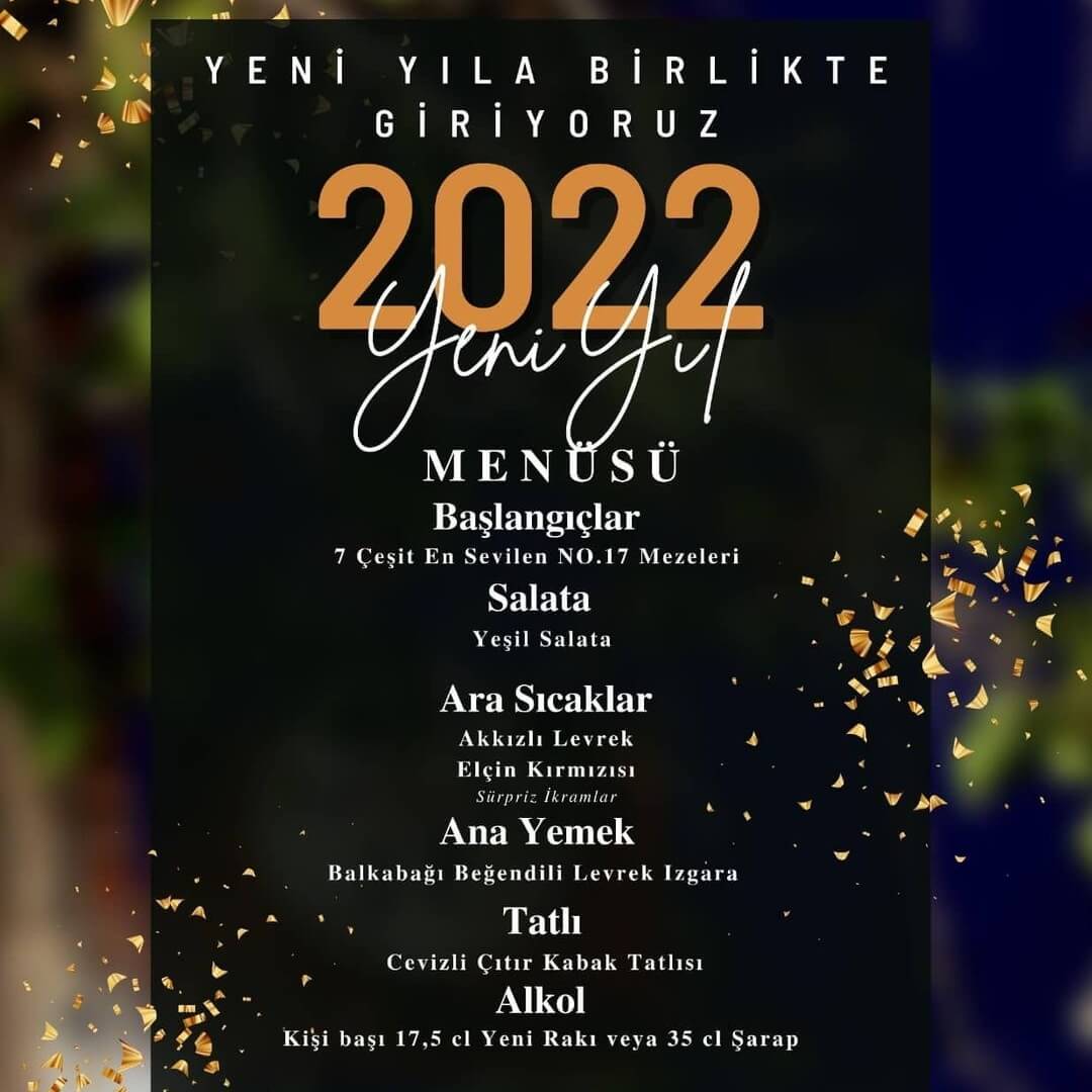 No:17 Elçin Meyhane İzmir Yılbaşı Programı 2022