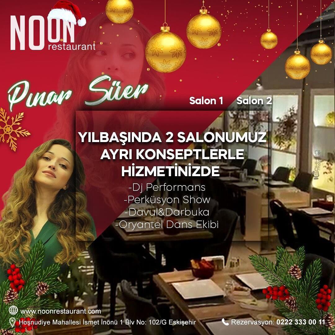 Noon Restaurant Eskişehir Yılbaşı Programı 2022