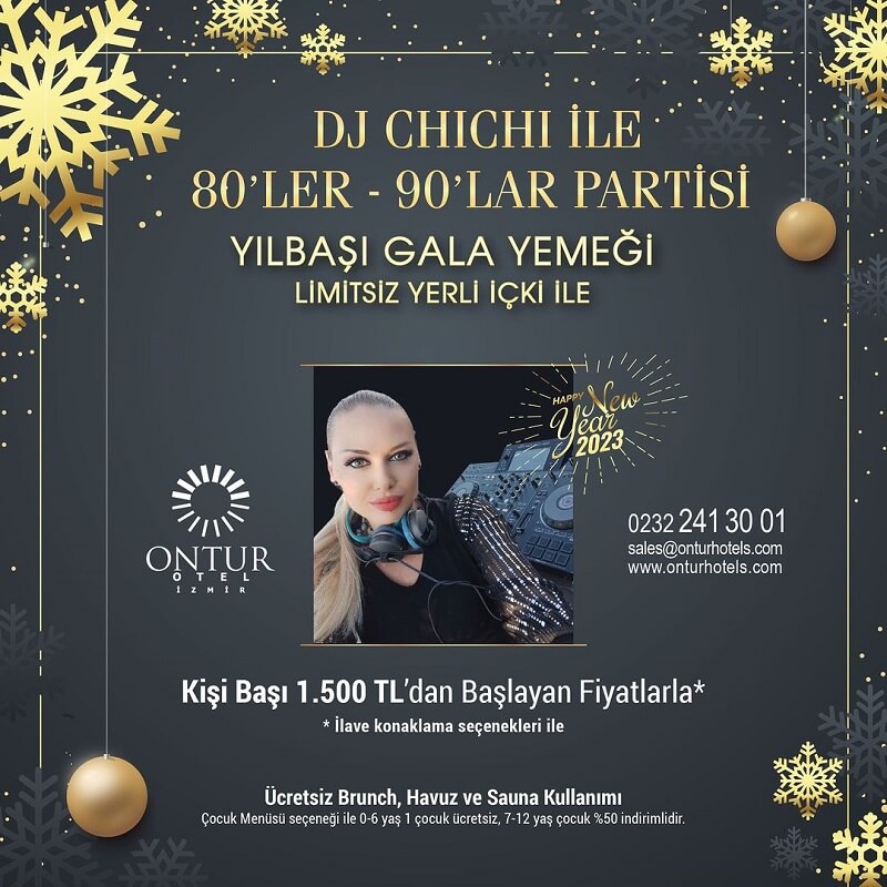 Ontur Otel İzmir Yılbaşı Programı 2023