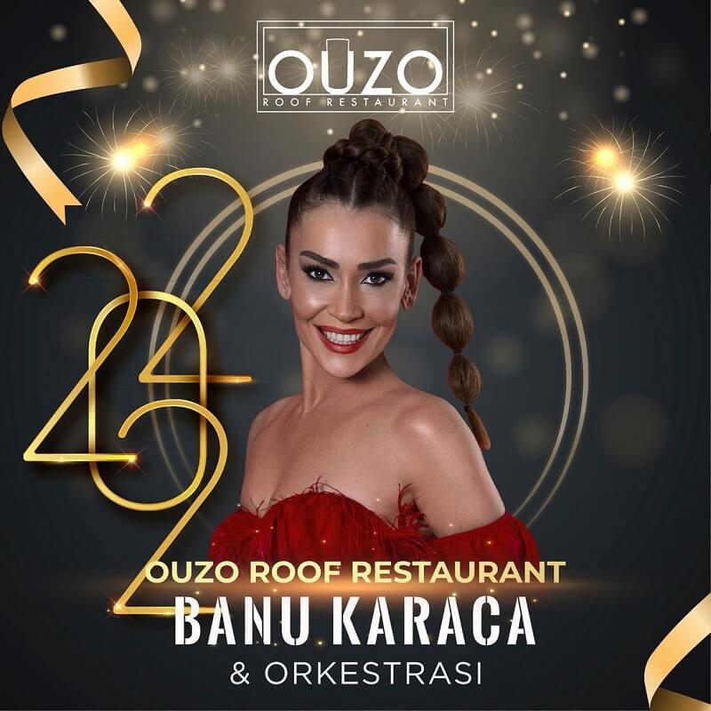 Ouzo Roof Restaurant İstanbul Kalamış Yılbaşı Programı 2022