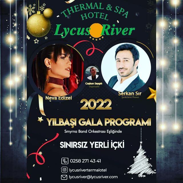 Pamukkale Lycus River Termal Otel Yılbaşı Programı 2022