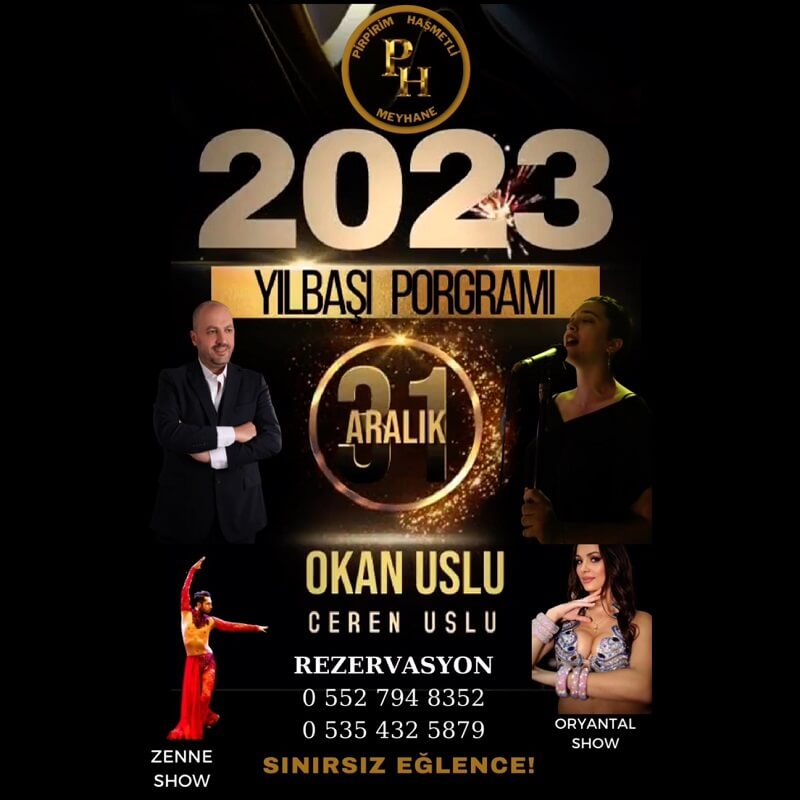 Pirpirim Fasıl Restaurant Kordon Yılbaşı Programı 2023