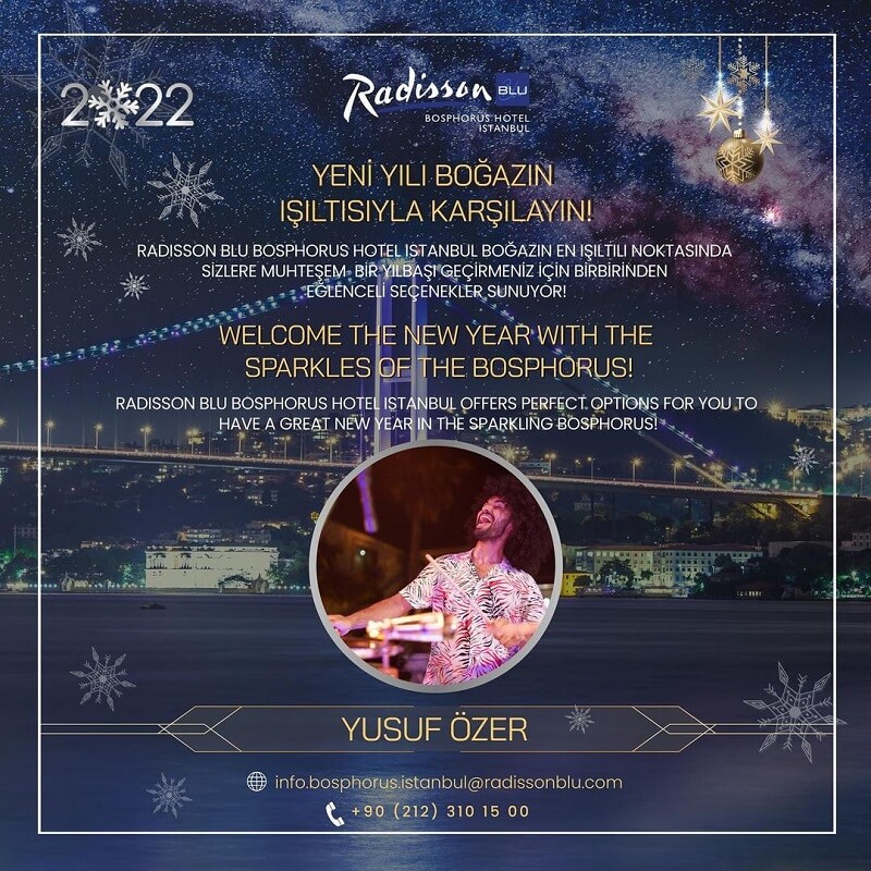 Radisson Blu Hotel İstanbul Yılbaşı Programı 2022