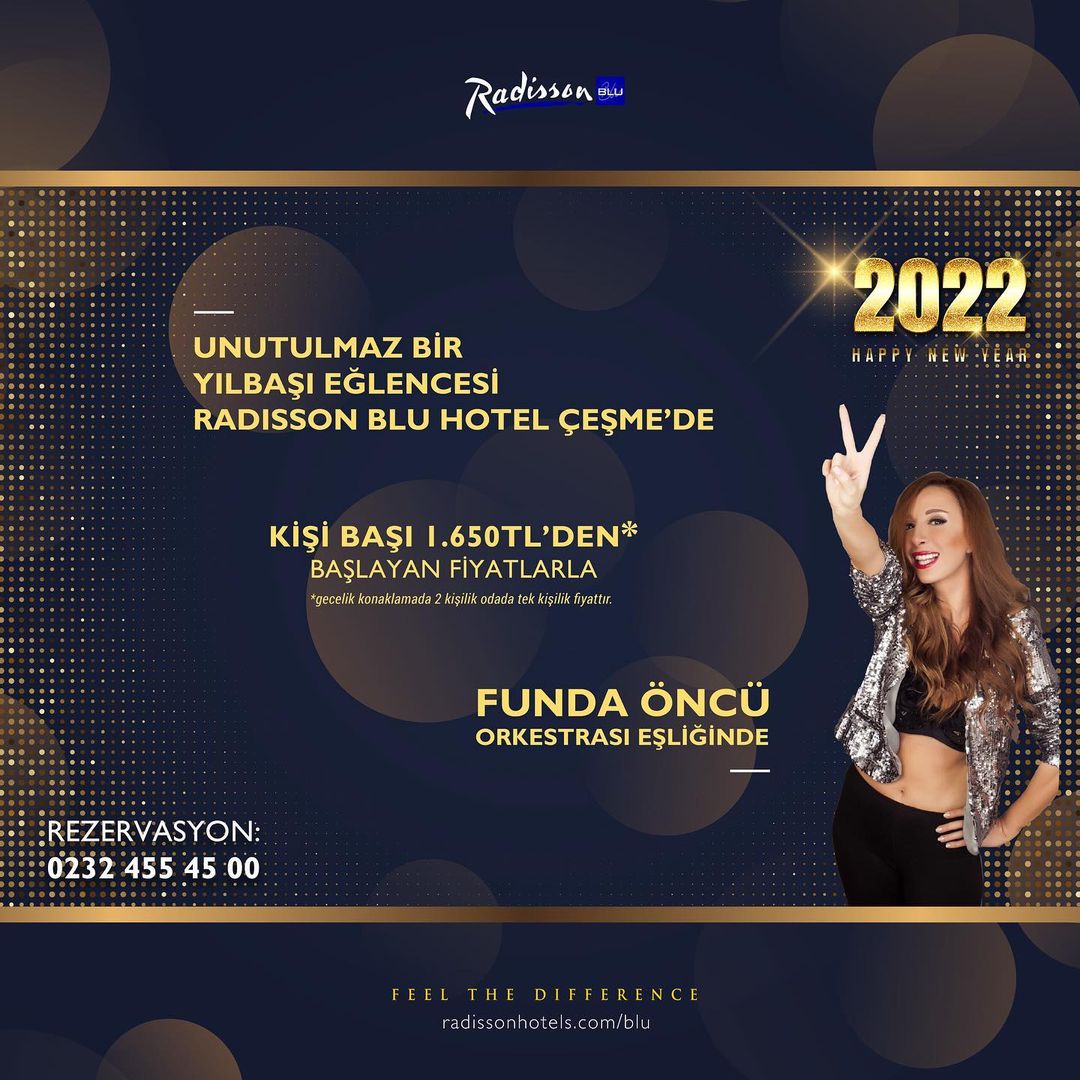 Radisson Blu Resort Çeşme Yılbaşı Programı 2022