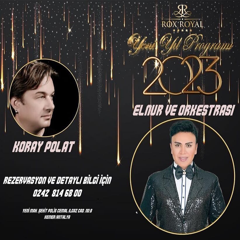 Rox Royal Hotel Antalya Yılbaşı Programı 2023