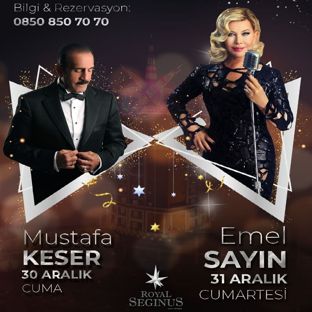 Royal Seginus Hotel Antalya Yılbaşı Programı 2023