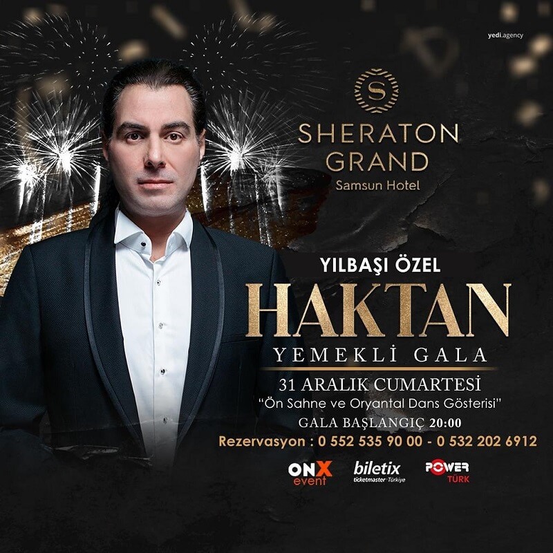 Samsun Sheraton Grand Hotel Yılbaşı Programı 2023