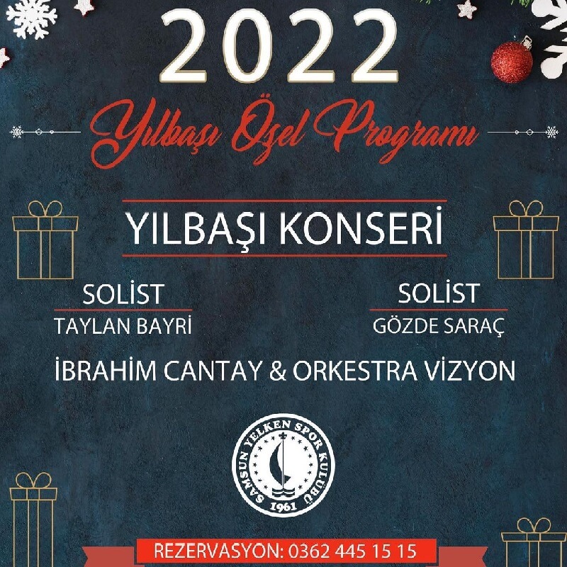 Samsun Yelken Kulübü Yılbaşı Programı 2022