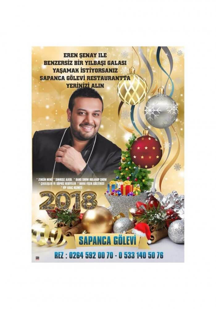 SAPANCA GÖLEVİ RESTAURANT YILBAŞI 2018