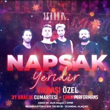 Scandal Bar Alaçatı Yılbaşı Programı 2023