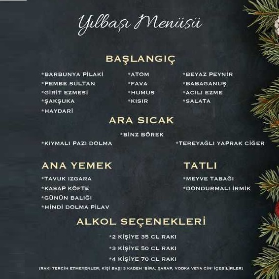Sebebi Çok Teras Meyhane İstanbul Yılbaşı Programı 2023