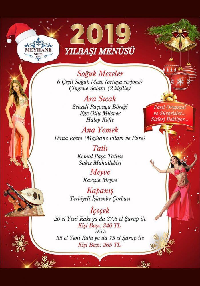 Sisim Meyhane 2019 Yılbaşı Programı