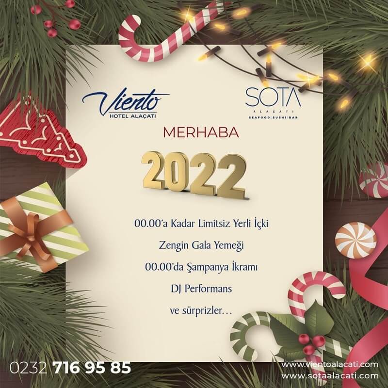 Sota Restaurant Alaçatı Yılbaşı Programı 2022