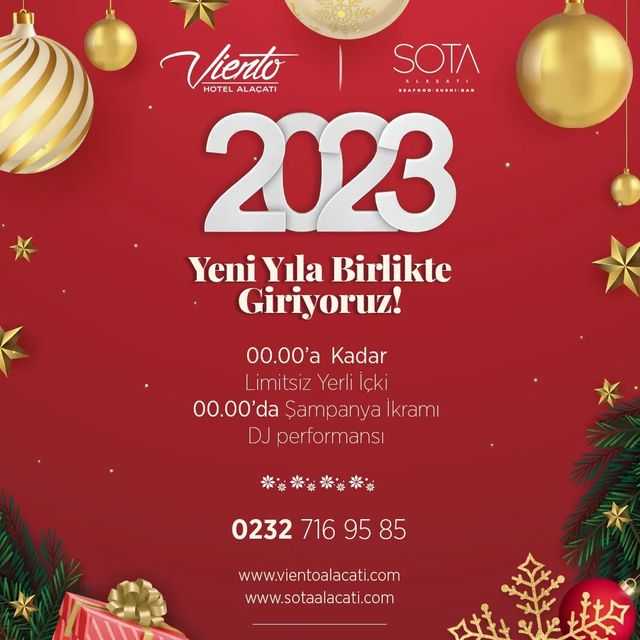 Sota Restaurant Alaçatı Yılbaşı Programı 2023