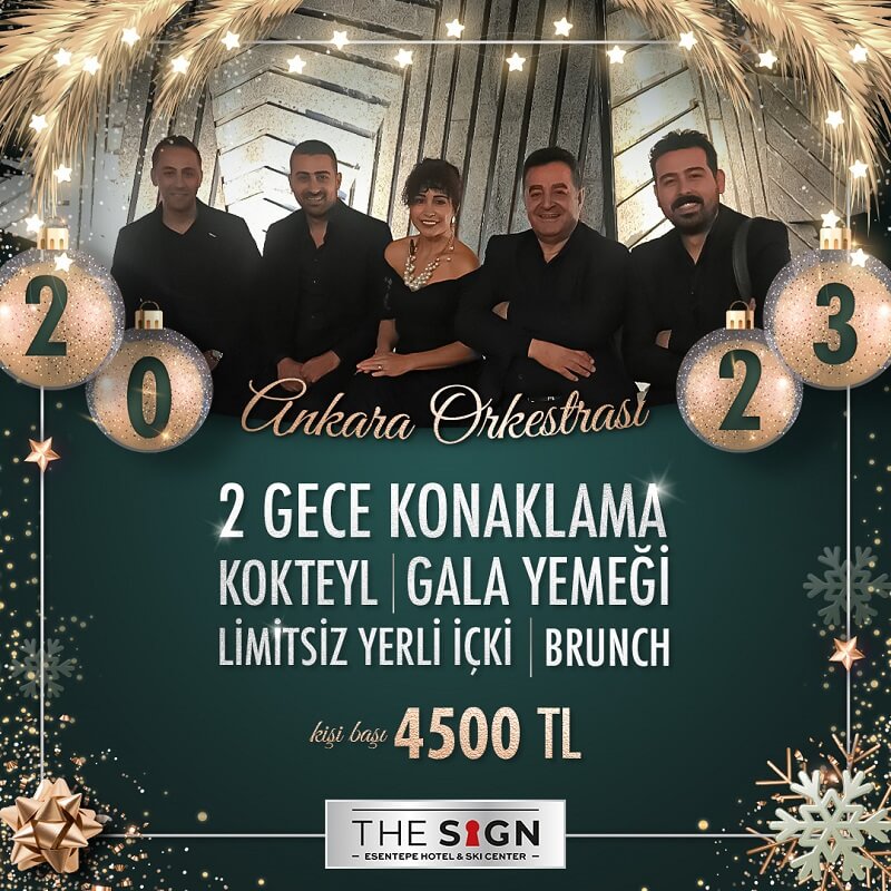 The Sign Esentepe Hotel Bolu Yılbaşı Programı 2023