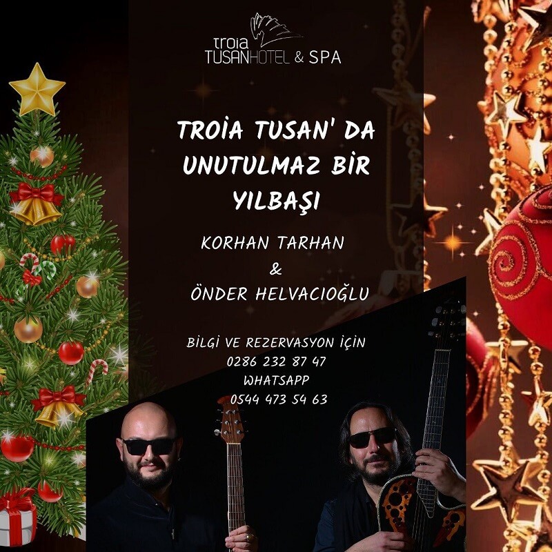 Troia Tusan Hotel Çanakkale Yılbaşı Programı 2022