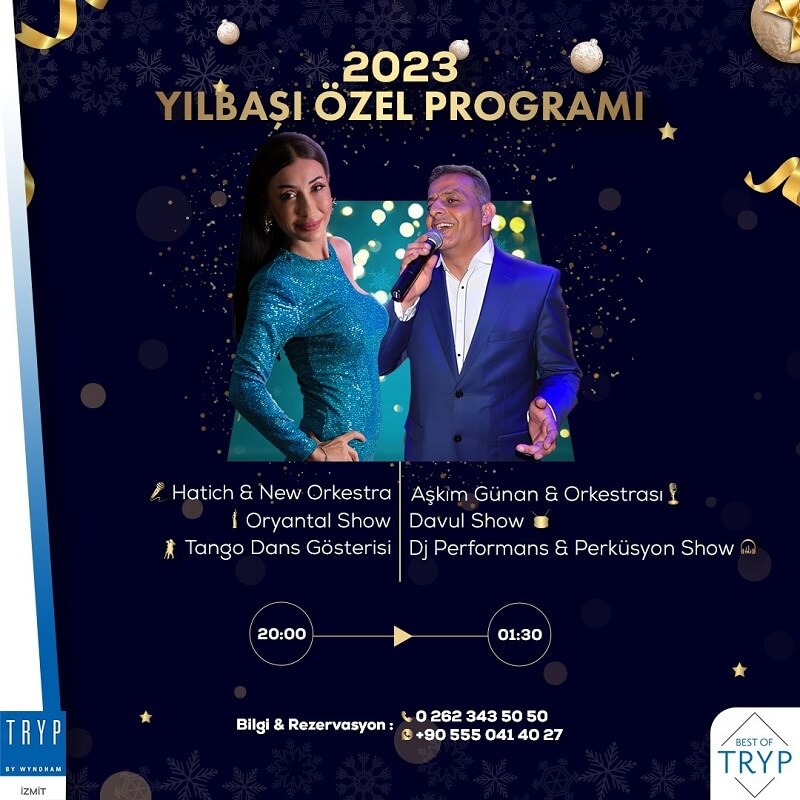 Tryp by Wyndham İzmit Yılbaşı Programı 2023
