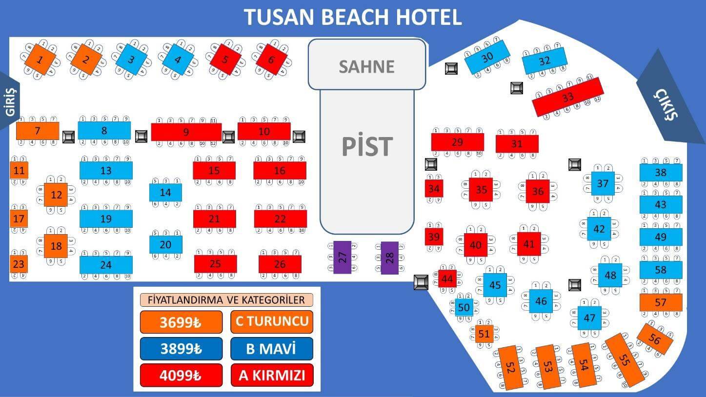 Tusan Beach Resort Yılbaşı Programı 2023Aydın Kuşadası Yılbaşı 2023 - Tusan Beach Resort Yılbaşı Programı 2023