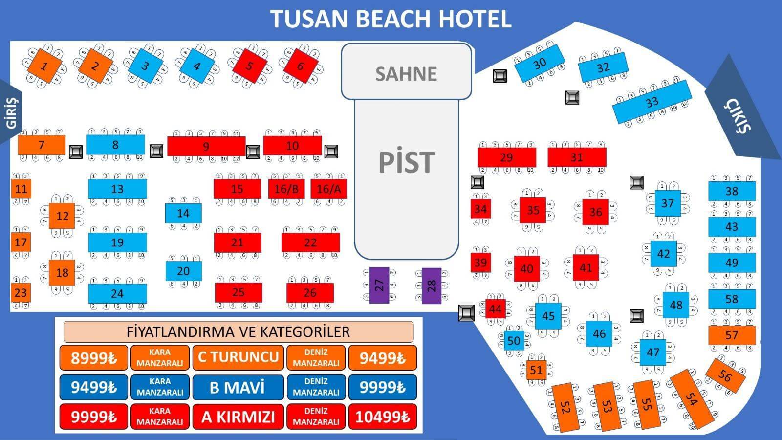 Kuşadası Yılbaşı 2024 - Tusan Beach Resort Yılbaşı Programı 2024