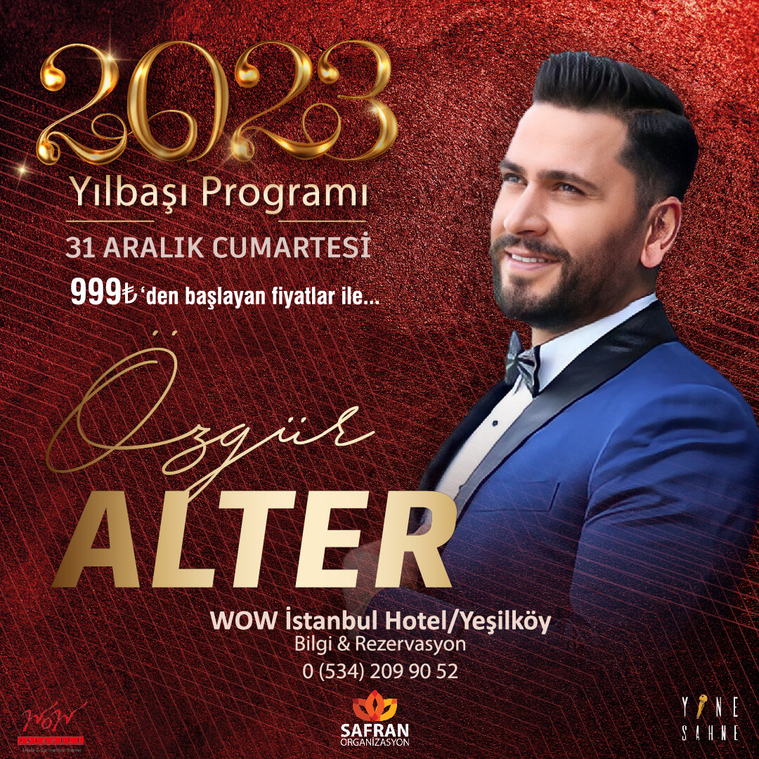 WOW Hotel İstanbul Yeşilköy Yılbaşı Programı 2023