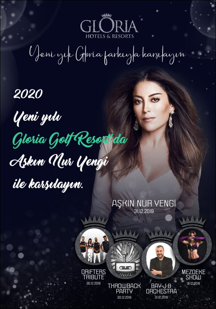 Aşkın Nur Yengi ile 2020 Yılbaşı Programı Gloria Golf Resort Antalya
