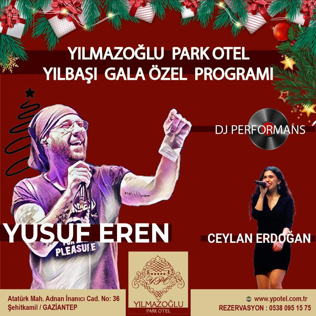 Yılmazoğlu Park Otel Gaziantep Yılbaşı Programı 2024