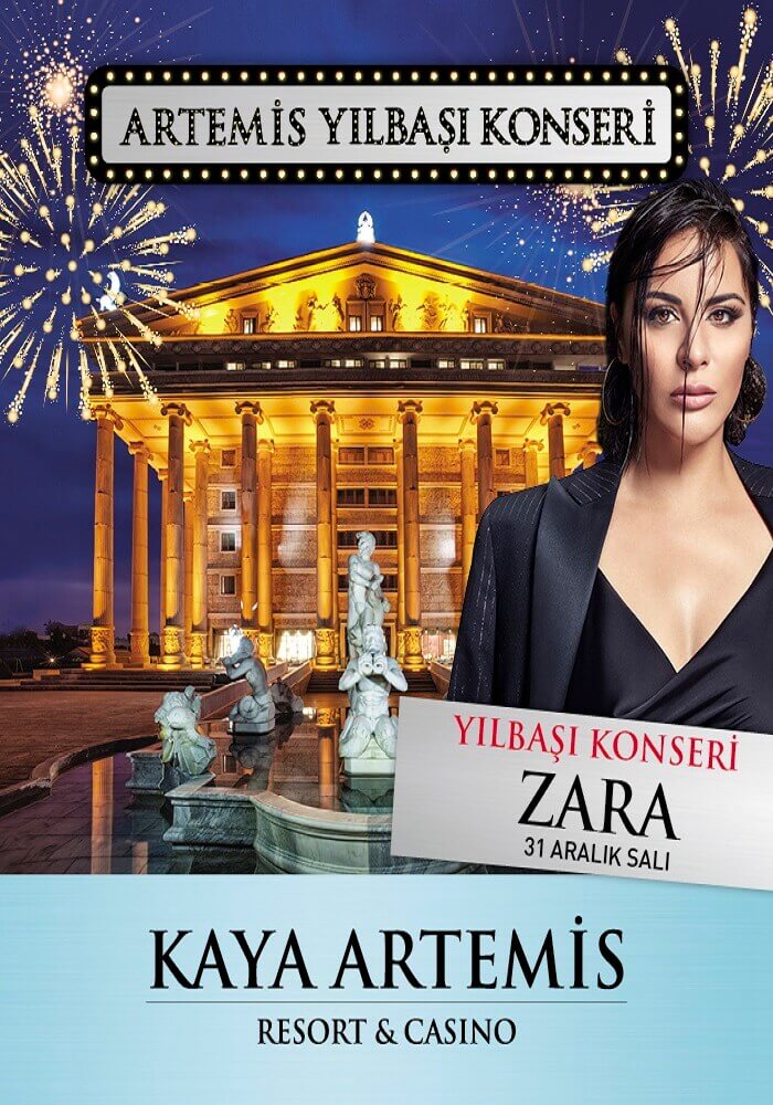 Zara ile Kaya Artemis Resort Casino 2020 Yılbaşı Galası