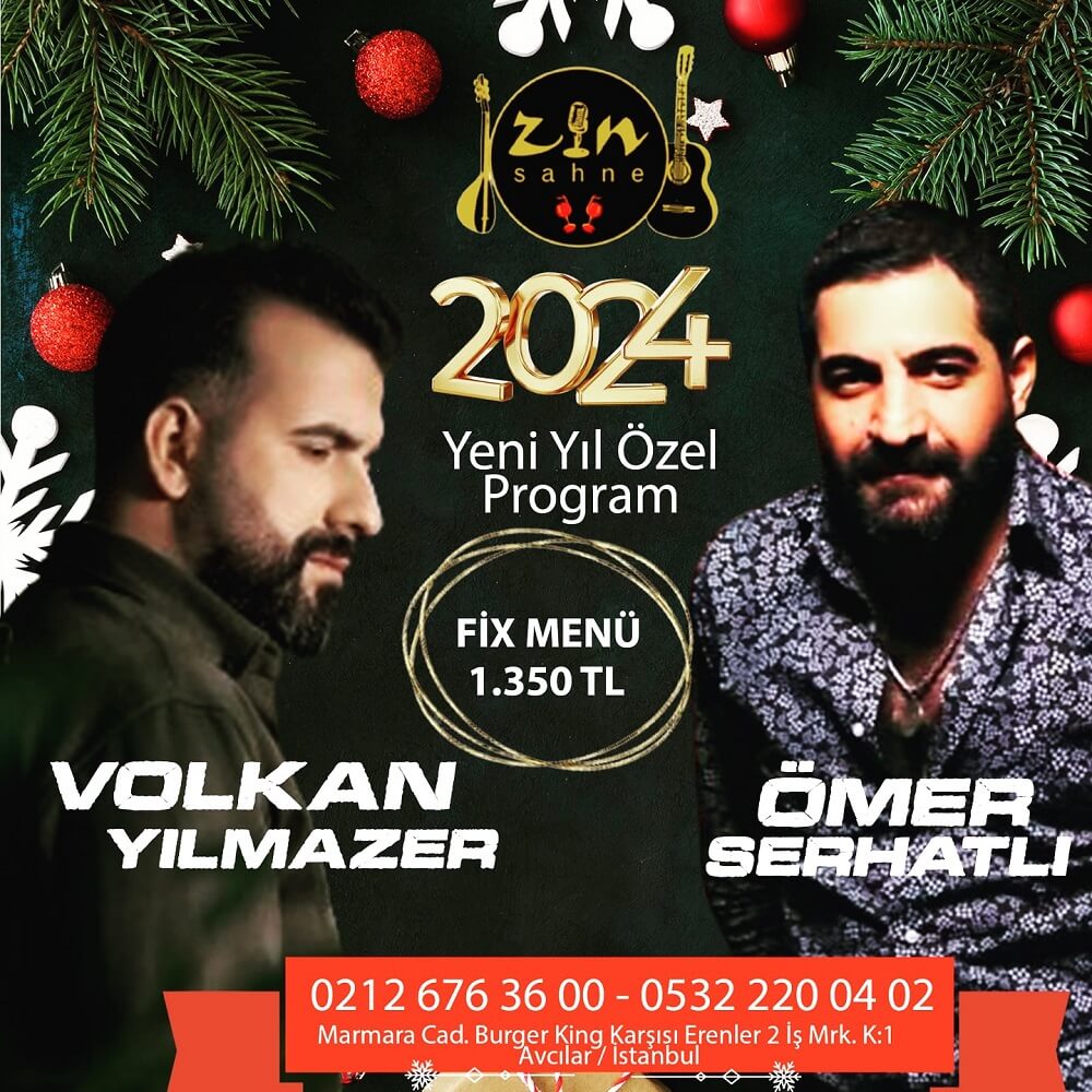Zin Sahne İstanbul Yılbaşı Programı 2024